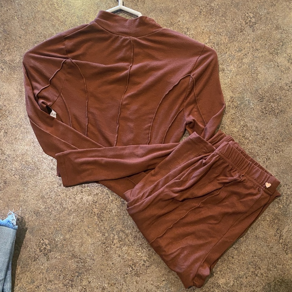 PACSUN LA Hearts Lounge Set